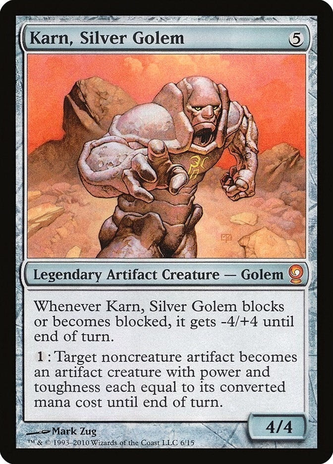 Image for Karn, Silver Golem (6) [From the Vault: Relics] - Magic: The Gathering