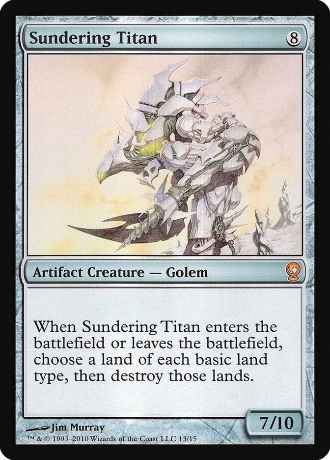 Image for Sundering Titan (13) [From the Vault: Relics] - Magic: The Gathering