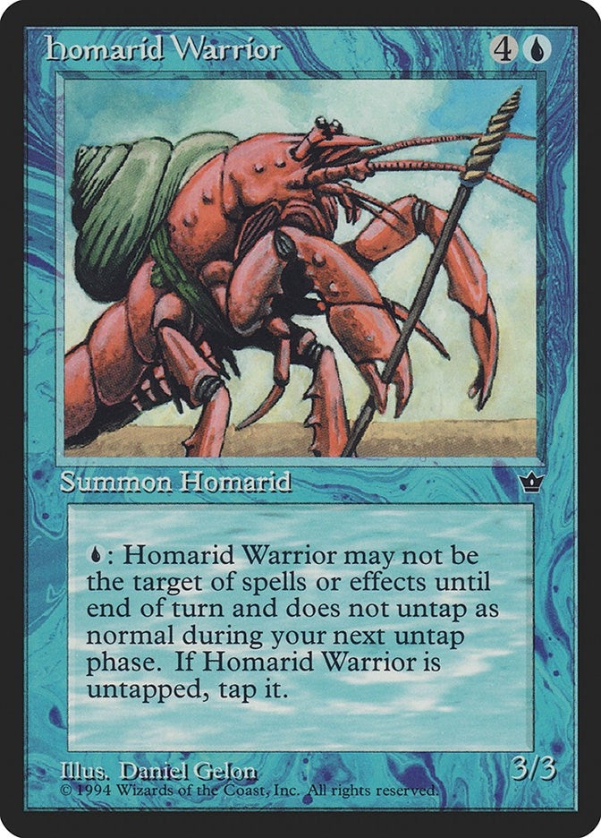 Image for Homarid Warrior (Gelon) [Fallen Empires] - Magic: The Gathering