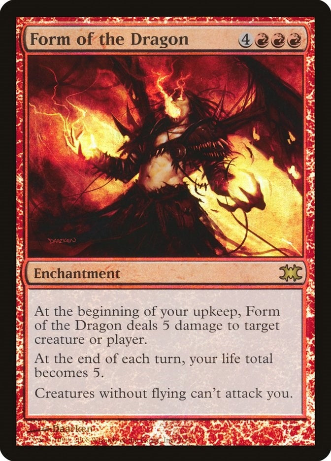 Image for Form of the Dragon (7) [From the Vault: Dragons] - Magic: The Gathering