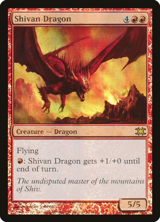 Image for Shivan Dragon (13) [From the Vault: Dragons] - Magic: The Gathering