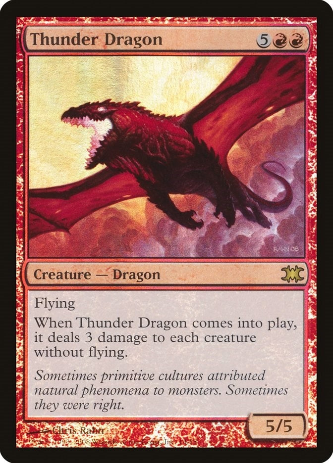 Image for Thunder Dragon (14) [From the Vault: Dragons] - Magic: The Gathering