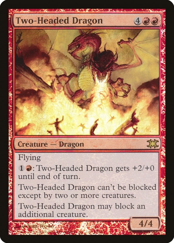 Image for Two-Headed Dragon (15) [From the Vault: Dragons] - Magic: The Gathering
