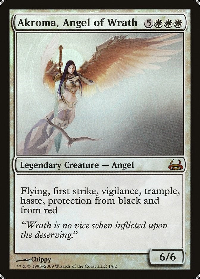 Image for Akroma, Angel of Wrath (1) [Divine vs. Demonic] - Magic: The Gathering