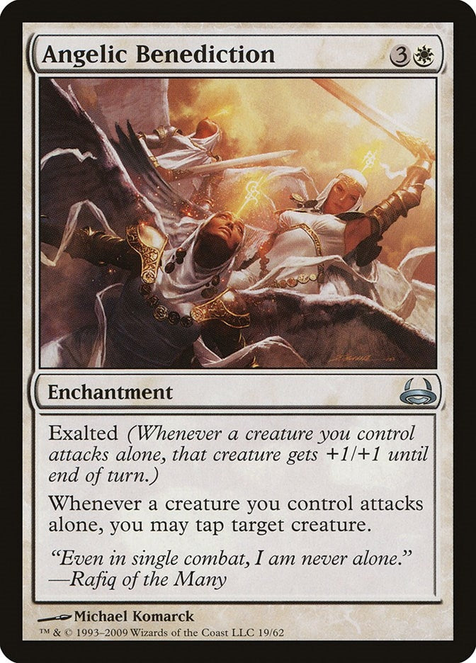 Image for Angelic Benediction (19) [Divine vs. Demonic] - Magic: The Gathering