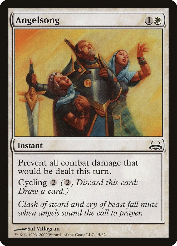 Image for Angelsong (15) [Divine vs. Demonic] - Magic: The Gathering