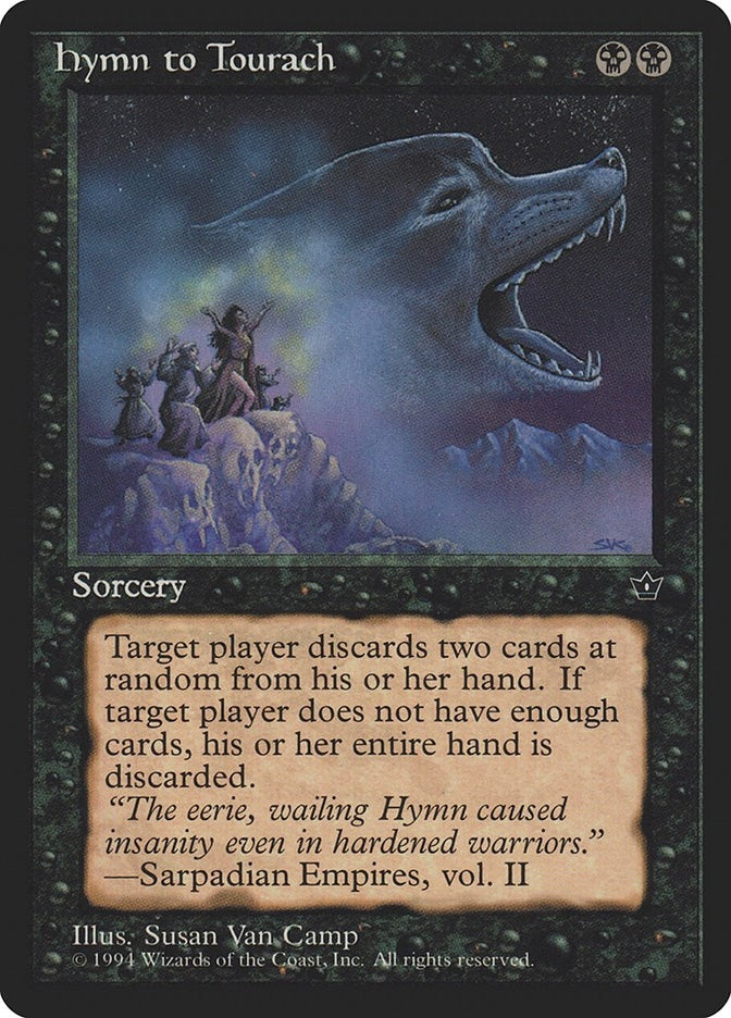 Image for Hymn to Tourach (Van Camp) [Fallen Empires] - Magic: The Gathering