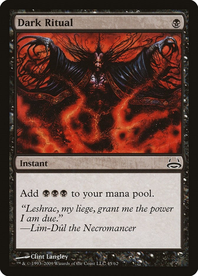 Image for Dark Ritual (45) [Divine vs. Demonic] - Magic: The Gathering
