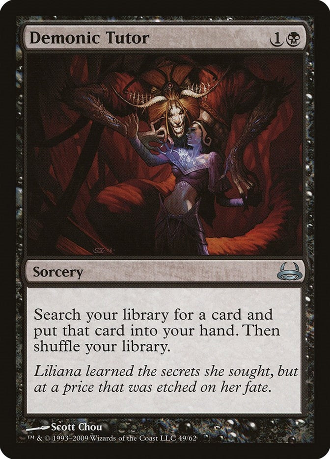 Image for Demonic Tutor (49) [Divine vs. Demonic] - Magic: The Gathering