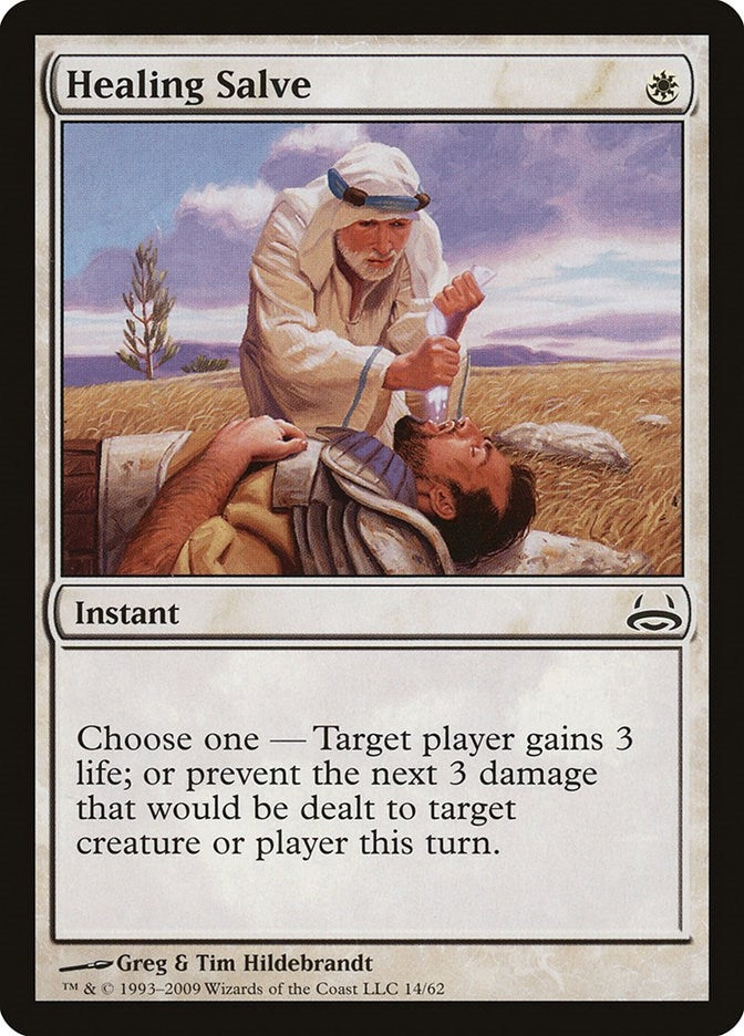 Image for Healing Salve (14) [Divine vs. Demonic] - Magic: The Gathering