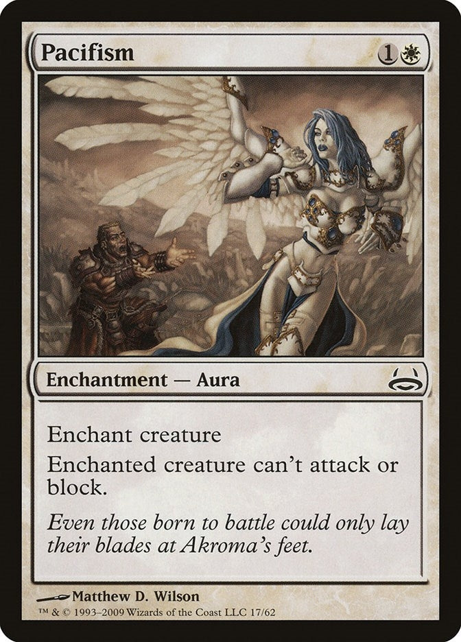 Image for Pacifism (17) [Divine vs. Demonic] - Magic: The Gathering