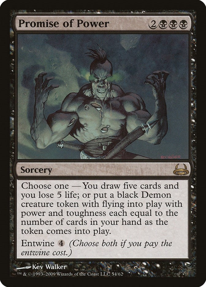 Image for Promise of Power (54) [Divine vs. Demonic] - Magic: The Gathering