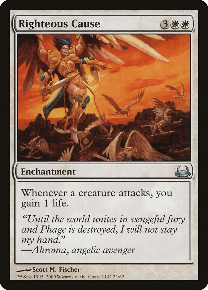 Image for Righteous Cause (22) [Divine vs. Demonic] - Magic: The Gathering