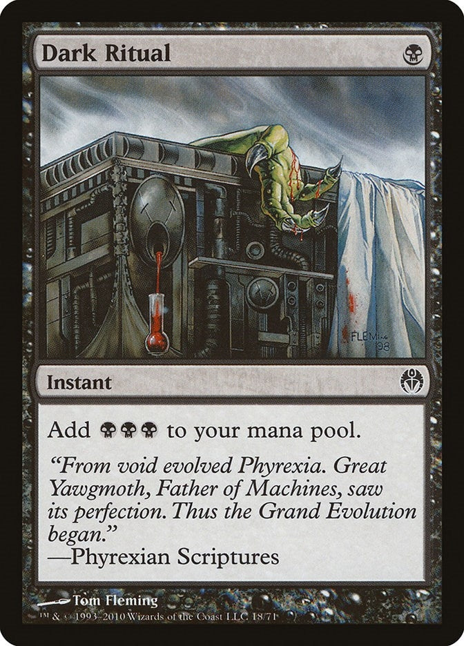 Image for Dark Ritual (18) [Phyrexia vs. the Coalition] - Magic: The Gathering