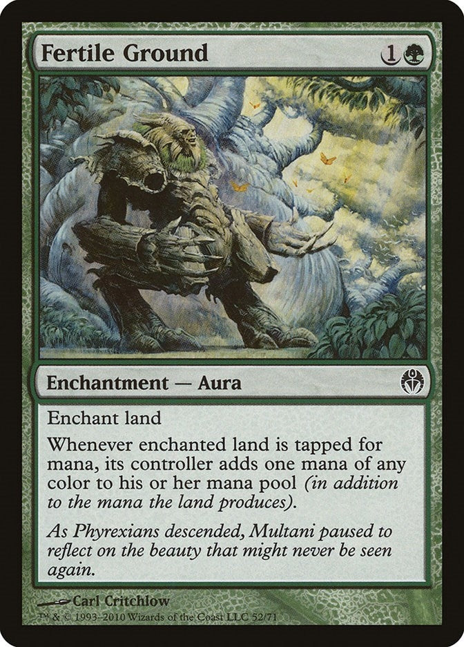 Image for Fertile Ground (52) [Phyrexia vs. the Coalition] - Magic: The Gathering