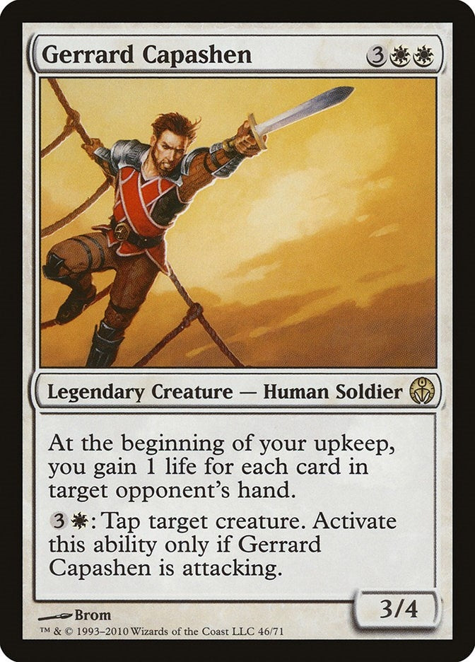 Image for Gerrard Capashen (46) [Phyrexia vs. the Coalition] - Magic: The Gathering