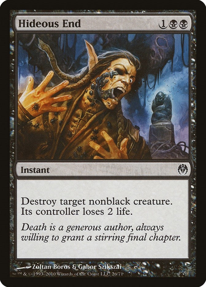 Image for Hideous End (26) [Phyrexia vs. the Coalition] - Magic: The Gathering