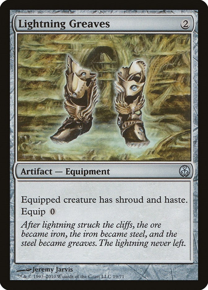 Image for Lightning Greaves (19) [Phyrexia vs. the Coalition] - Magic: The Gathering
