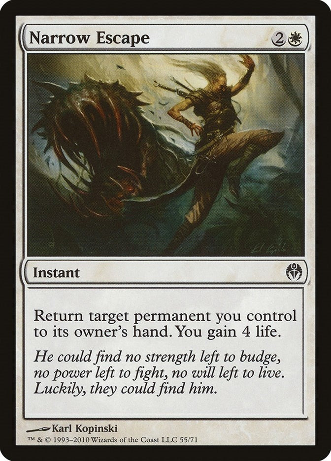 Image for Narrow Escape (55) [Phyrexia vs. the Coalition] - Magic: The Gathering