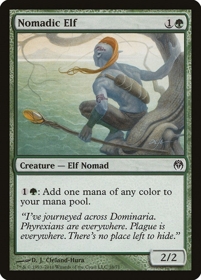 Image for Nomadic Elf (38) [Phyrexia vs. the Coalition] - Magic: The Gathering