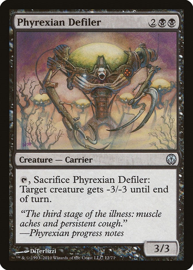 Image for Phyrexian Defiler (12) [Phyrexia vs. the Coalition] - Magic: The Gathering