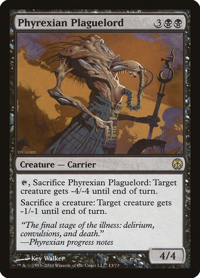 Image for Phyrexian Plaguelord (13) [Phyrexia vs. the Coalition] - Magic: The Gathering