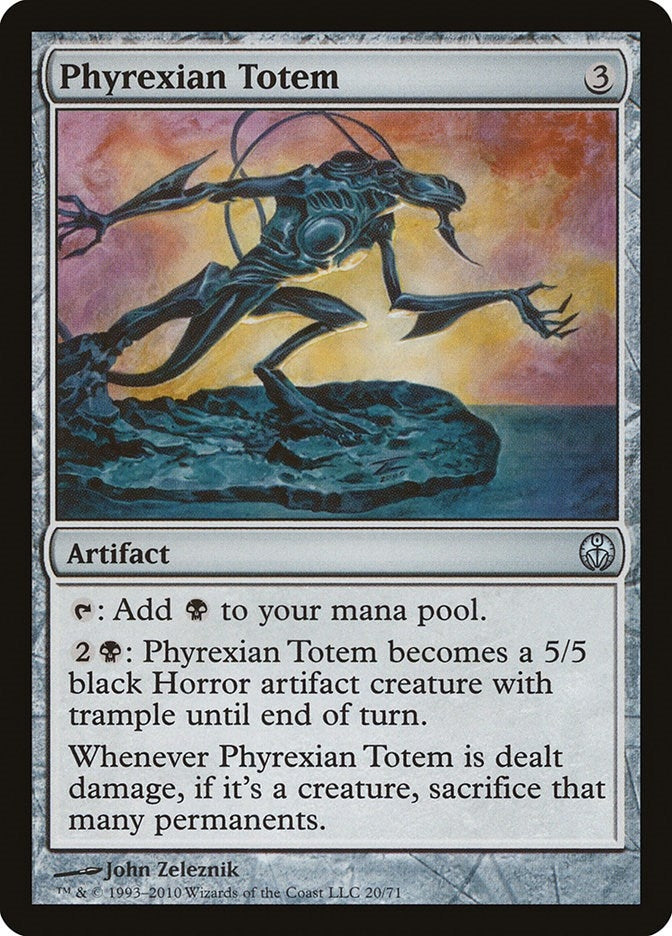Image for Phyrexian Totem (20) [Phyrexia vs. the Coalition] - Magic: The Gathering