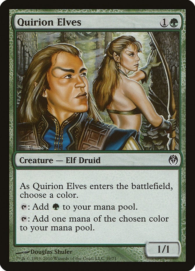 Image for Quirion Elves (39) [Phyrexia vs. the Coalition] - Magic: The Gathering