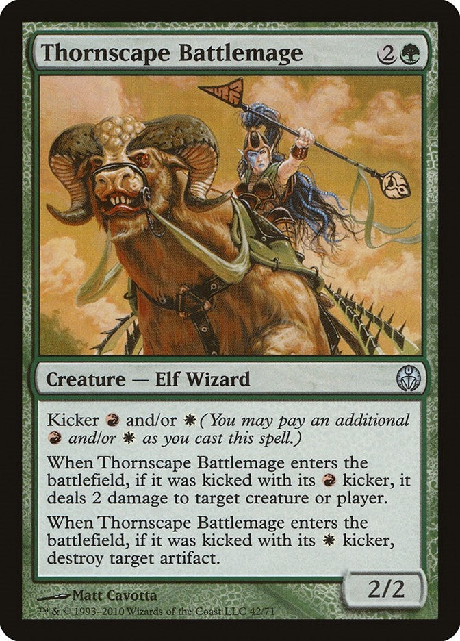 Image for Thornscape Battlemage (42) [Phyrexia vs. the Coalition] - Magic: The Gathering