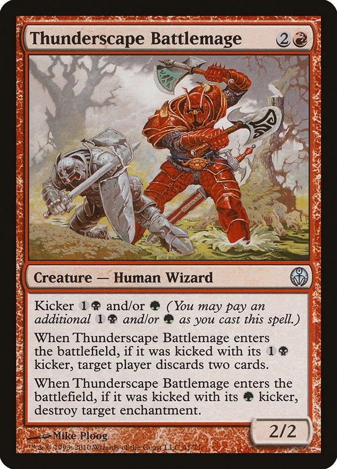 Image for Thunderscape Battlemage (41) [Phyrexia vs. the Coalition] - Magic: The Gathering