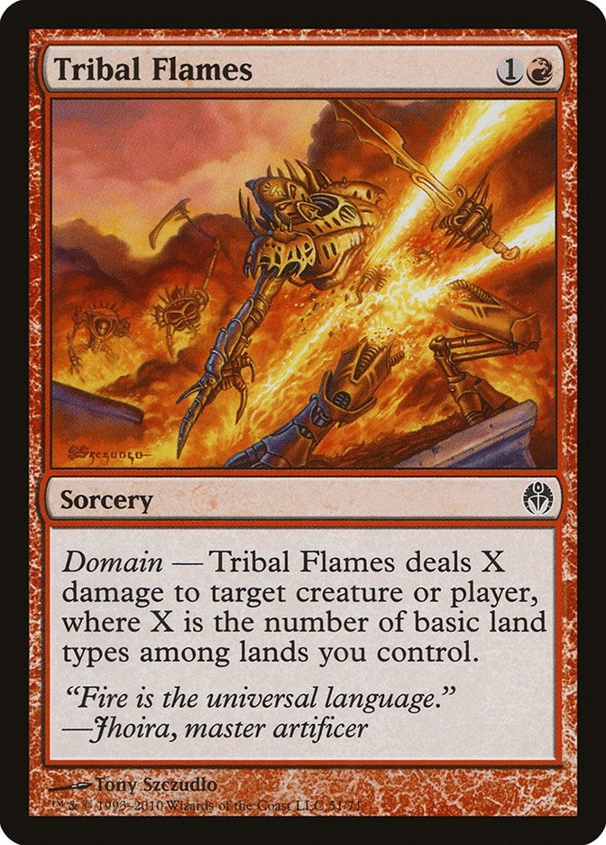 Image for Tribal Flames (51) [Phyrexia vs. the Coalition] - Magic: The Gathering