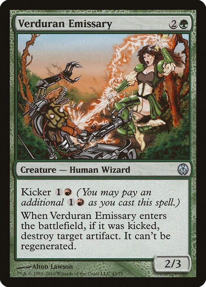 Image for Verduran Emissary (43) [Phyrexia vs. the Coalition] - Magic: The Gathering