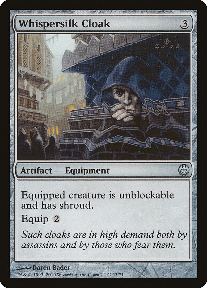 Image for Whispersilk Cloak (23) [Phyrexia vs. the Coalition] - Magic: The Gathering