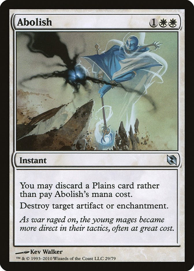 Image for Abolish (29) [Elspeth vs. Tezzeret] - Magic: The Gathering