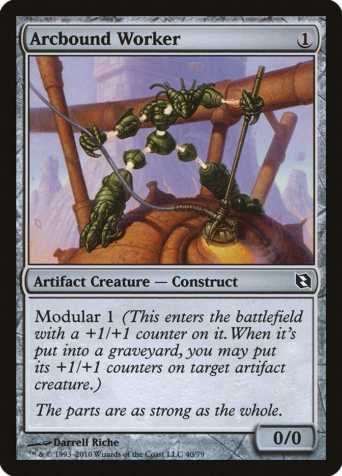 Image for Arcbound Worker (40) [Elspeth vs. Tezzeret] - Magic: The Gathering