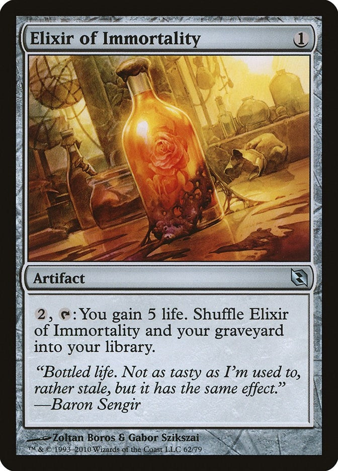 Image for Elixir of Immortality (62) [Elspeth vs. Tezzeret] - Magic: The Gathering