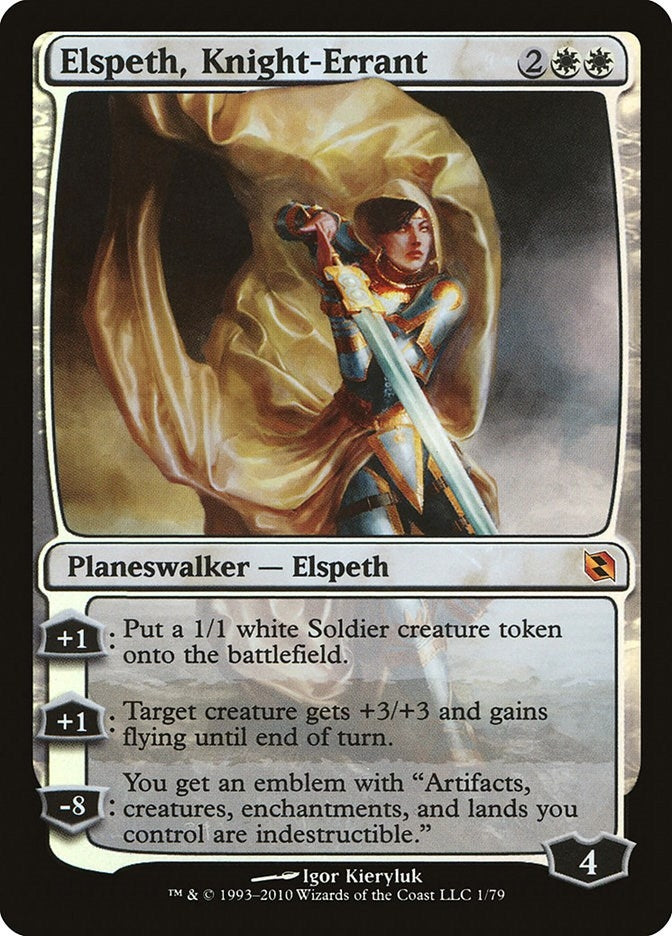 Image for Elspeth, Knight-Errant (1) [Elspeth vs. Tezzeret] - Magic: The Gathering
