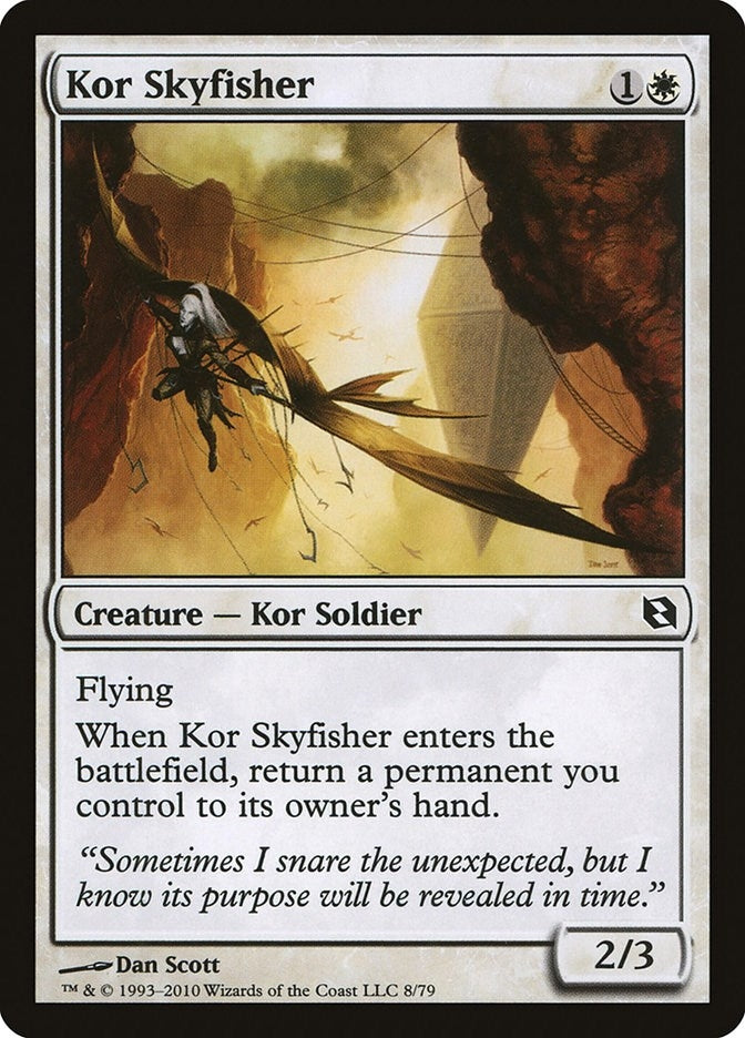 Image for Kor Skyfisher (8) [Elspeth vs. Tezzeret] - Magic: The Gathering