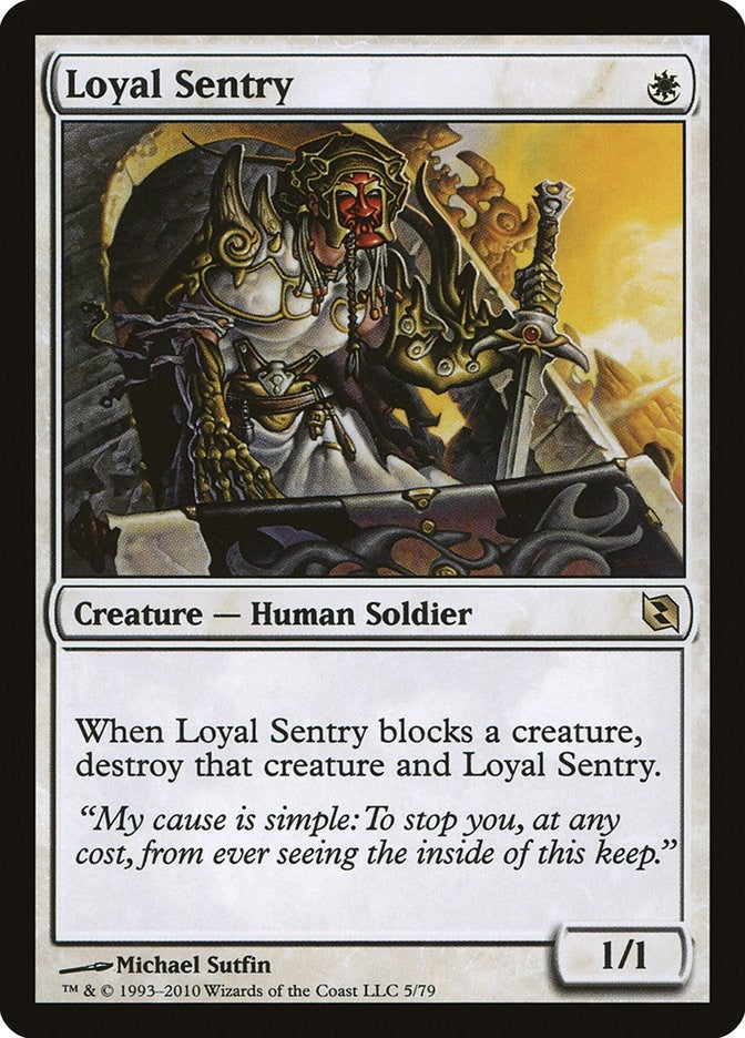 Image for Loyal Sentry (5) [Elspeth vs. Tezzeret] - Magic: The Gathering
