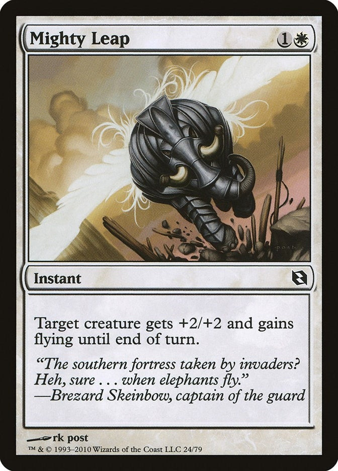 Image for Mighty Leap (24) [Elspeth vs. Tezzeret] - Magic: The Gathering