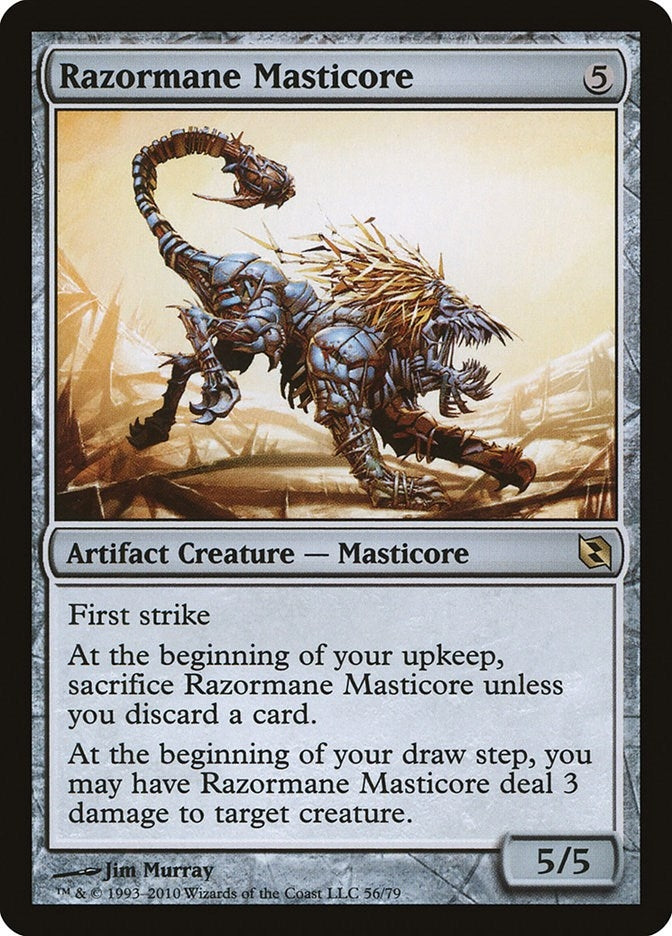 Image for Razormane Masticore (56) [Elspeth vs. Tezzeret] - Magic: The Gathering
