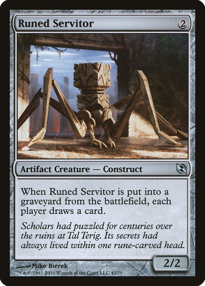 Image for Runed Servitor (42) [Elspeth vs. Tezzeret] - Magic: The Gathering