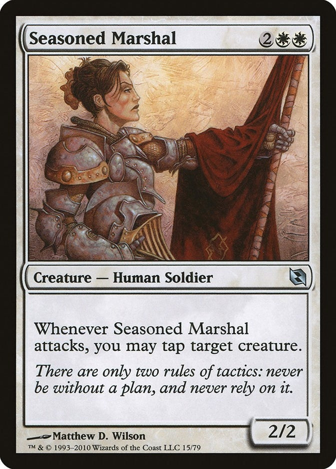 Image for Seasoned Marshal (15) [Elspeth vs. Tezzeret] - Magic: The Gathering