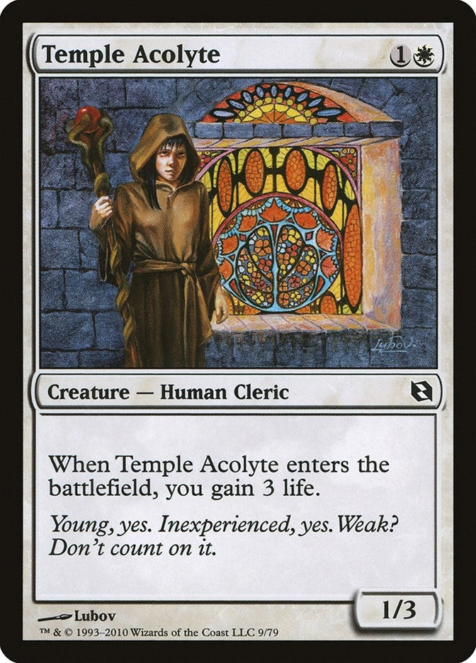 Image for Temple Acolyte (9) [Elspeth vs. Tezzeret] - Magic: The Gathering