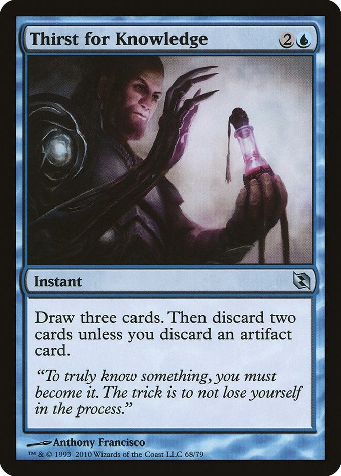 Image for Thirst for Knowledge (68) [Elspeth vs. Tezzeret] - Magic: The Gathering