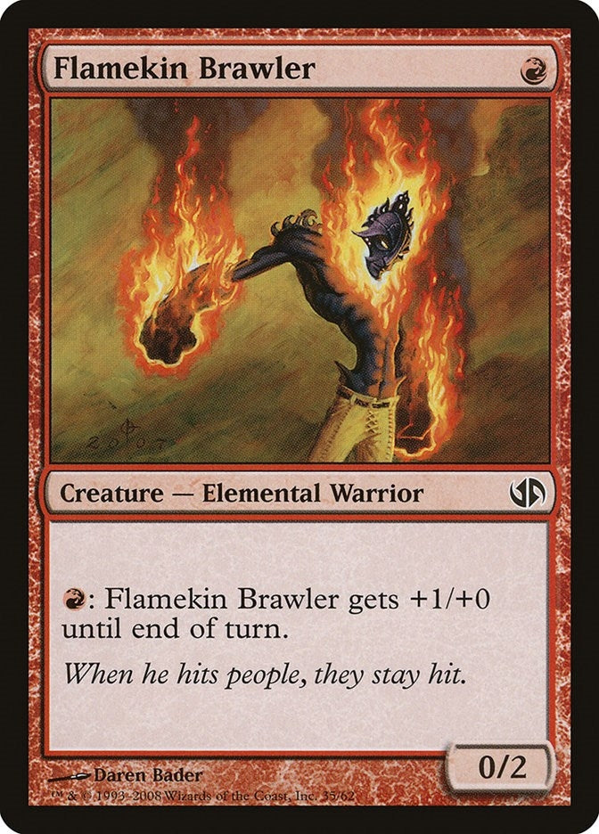 Image for Flamekin Brawler (35) [Jace vs. Chandra] - Magic: The Gathering