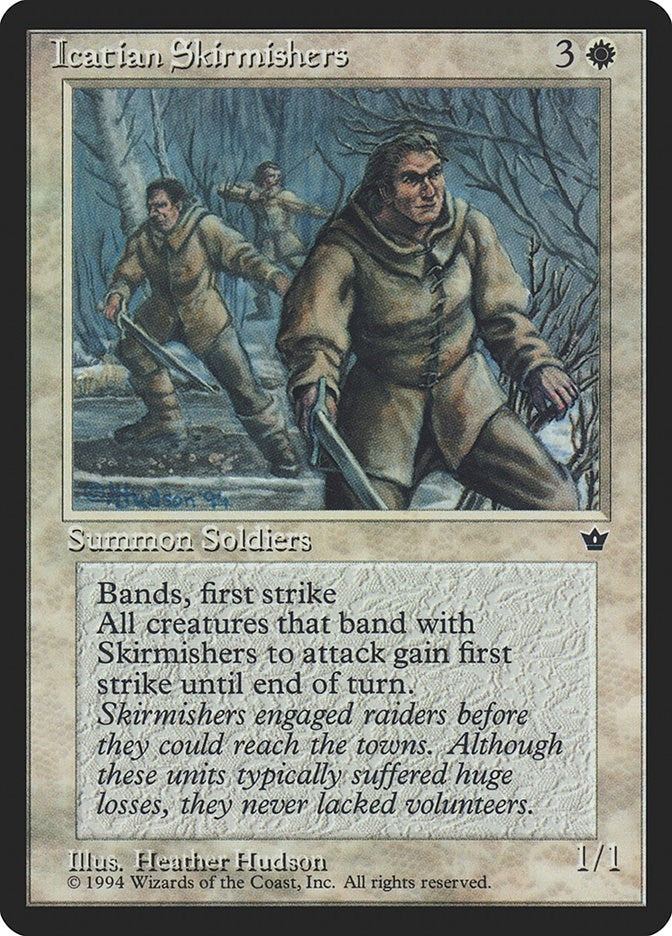 Image for Icatian Skirmishers [Fallen Empires] - Magic: The Gathering