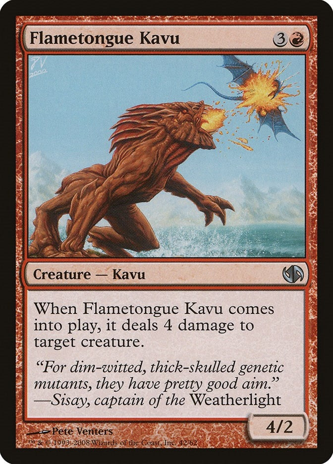 Flametongue Kavu (42) [Duel Decks: Jace vs. Chandra]