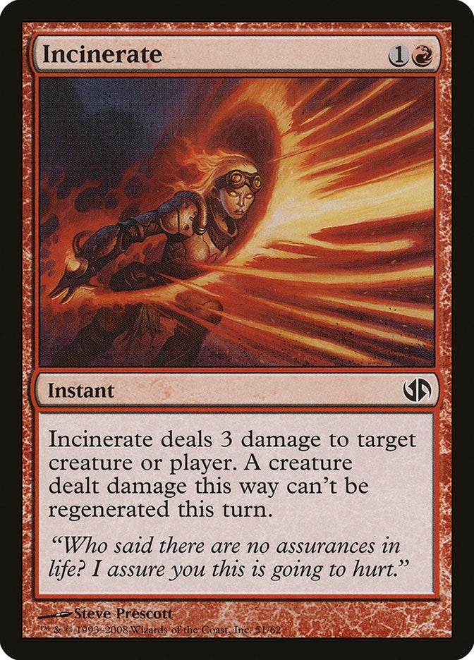 Image for Incinerate (51) [Jace vs. Chandra] - Magic: The Gathering