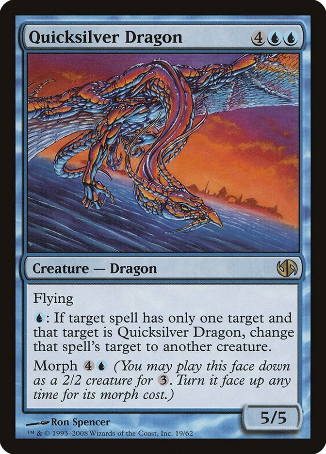 Image for Quicksilver Dragon (19) [Jace vs. Chandra] - Magic: The Gathering
